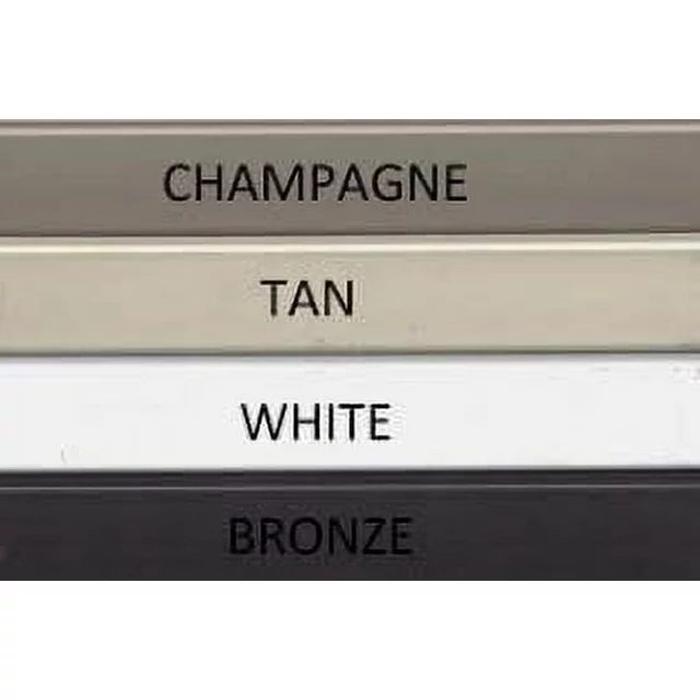 Solar screen frame color options